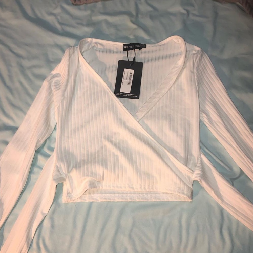 Pretty little thing white shirt